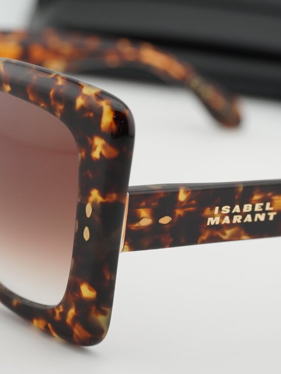 Isabel Marant IM 0120/S 0086 HA Square Sunglasses - Havana/Brown main image 11